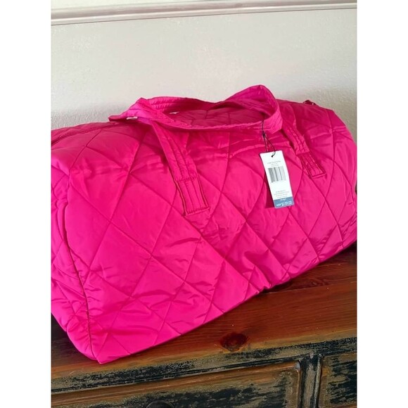 Vera Bradley Handbags - Vera Bradley Large Travel Duffel Bag  Peacock Pink- NWT